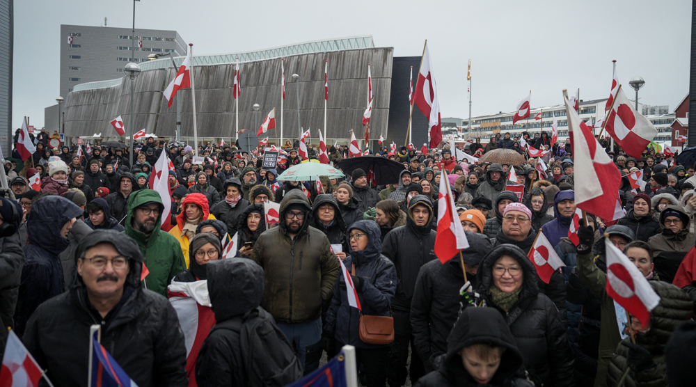 Protesters rally in Greenland against Trump annexation threat