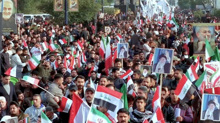 Protesters in Baghdad stand with Iran, reject foreign violence
