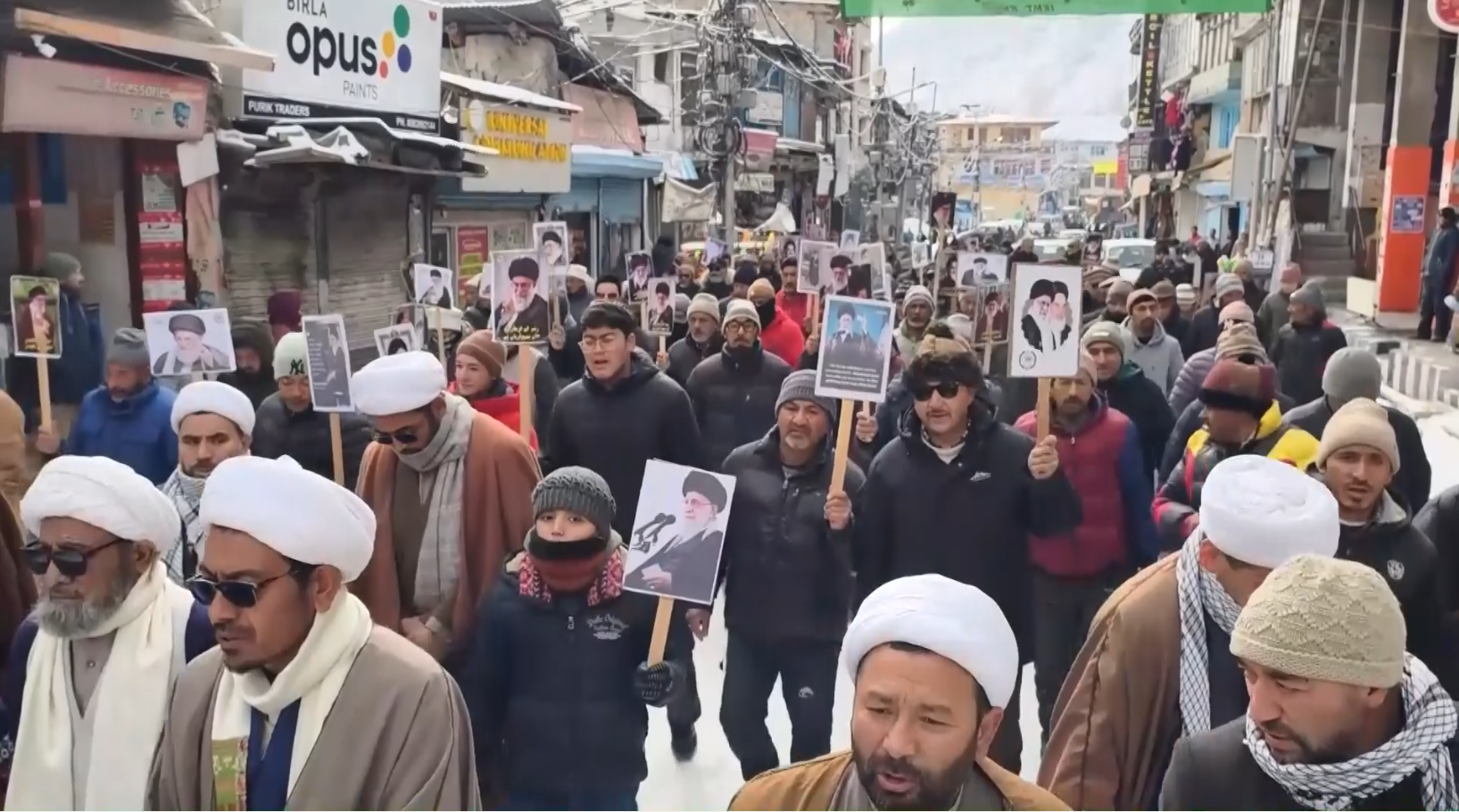 Thousands rally in Kargil against US, Israel 'interference' in Iran