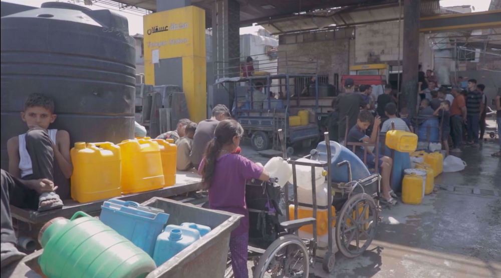 Gaza City still thirsty due to Israeli attacks, restrictions