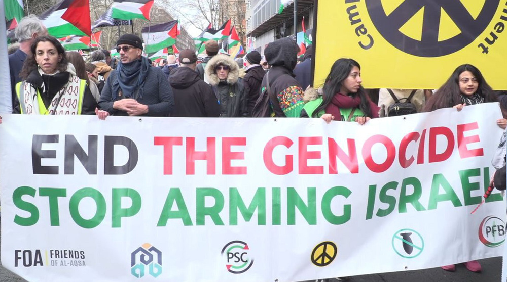 Thousands demand end to UK complicity in Gaza War