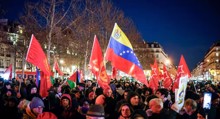 Paris protest condemns US aggression against Venezuela