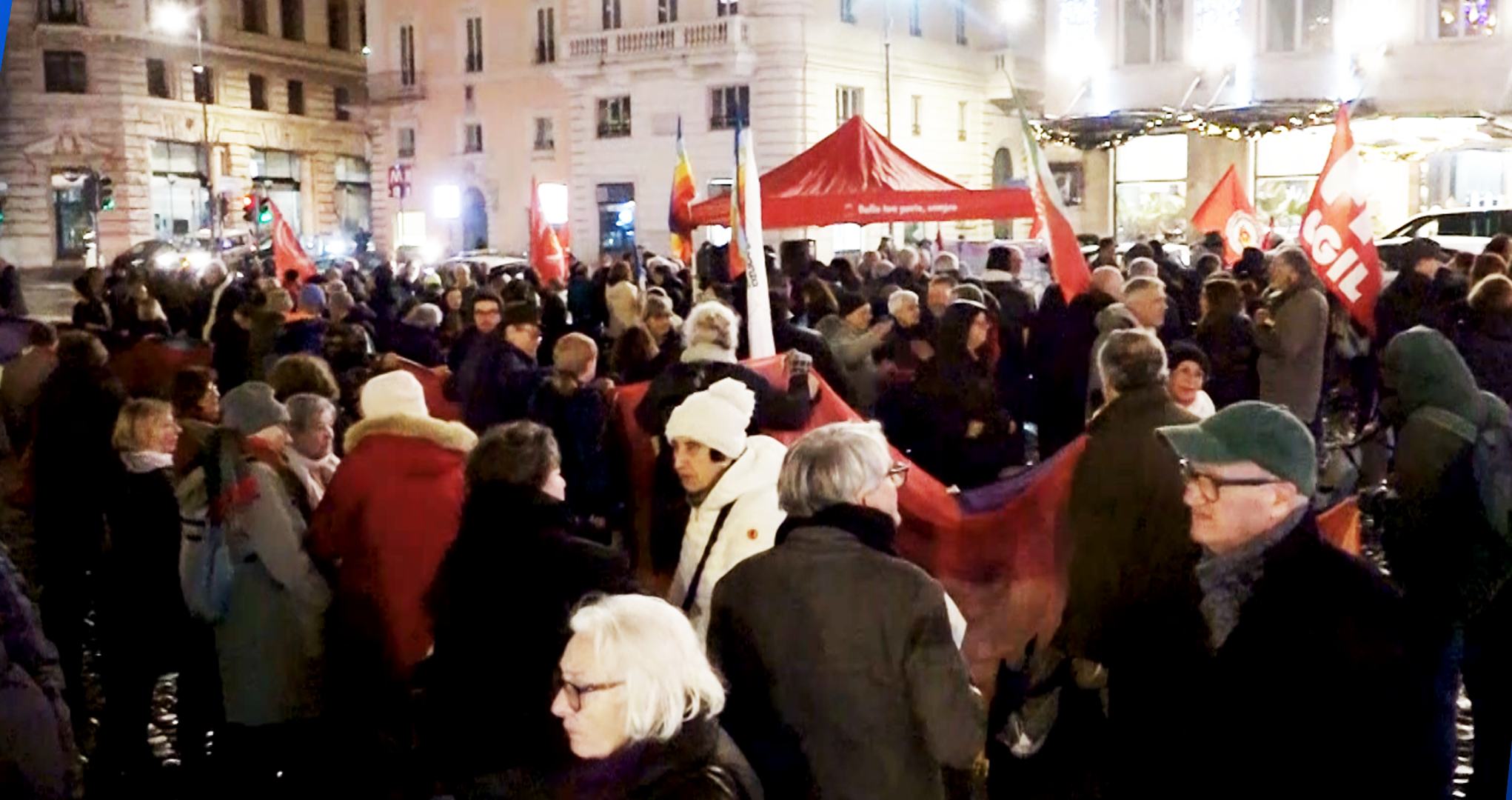 Protest against US aggression on Venezuela held in Rome