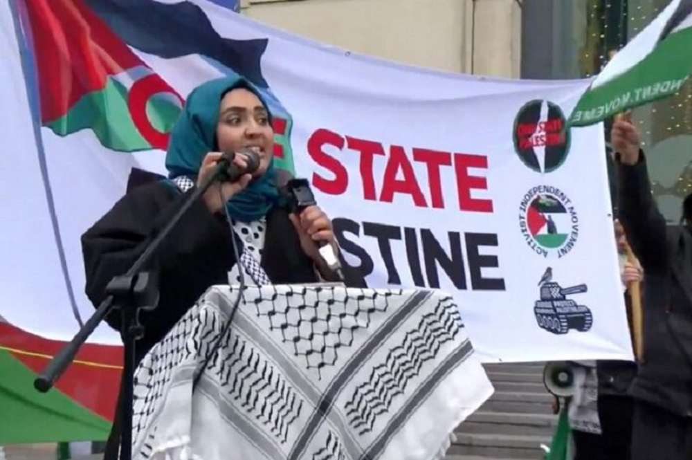 Political action to 'appease' Zionists: Latifa Abouchakra briefly arrested by Midlands Police
