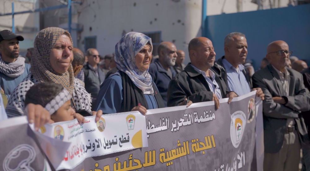 Gazans rally against attempts at undermining UNRWA