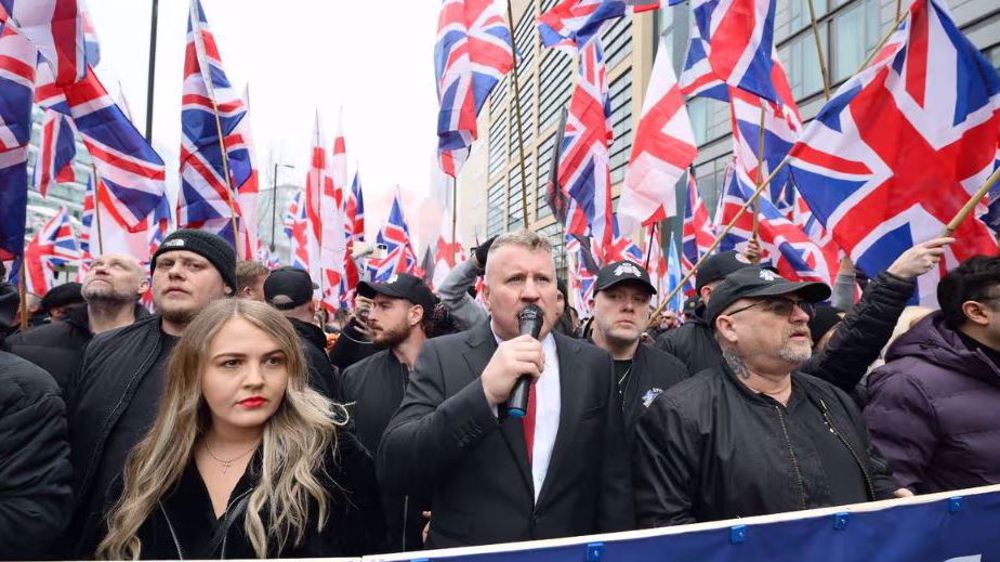 Far-right, anti-Islam protest sparks counter-protests in Manchester
