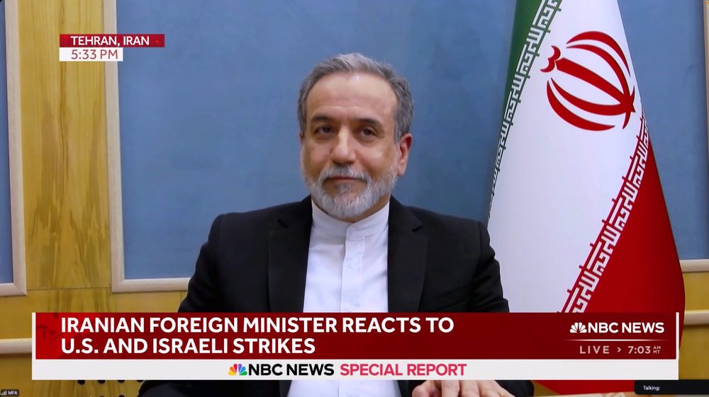 US-Israeli 'regime change' project in Iran 'impossible mission': FM Araghchi