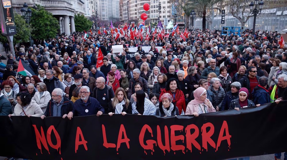 Thousands protest in Spain against US-Israeli war of aggression on Iran
