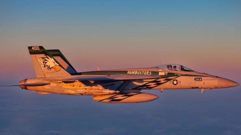 IRGC hits another invading US warplane, an F-18, in Iran’s airspace 