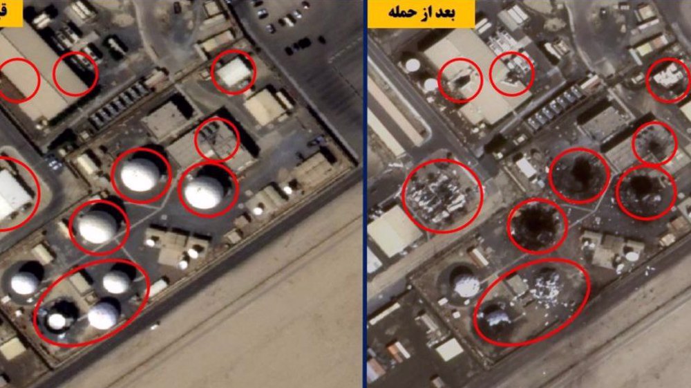 Iran Army drone barrage striking US bases in Kuwait as satellite images reveal extensive damage