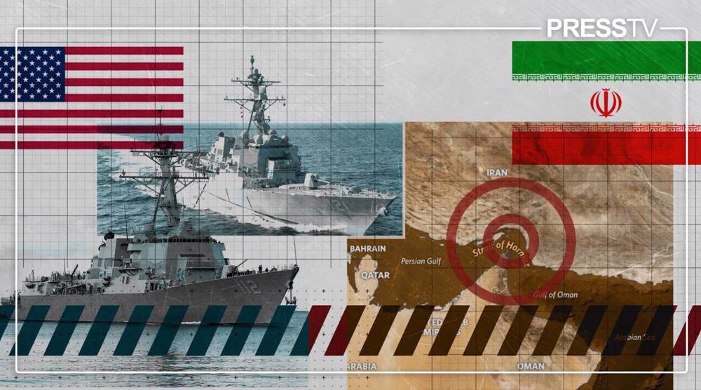 Press TV Exclusive: US destroyers' Strait of Hormuz transit stunt failed, came close to destruction