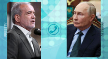 Pezeshkian, Putin discuss ways to restore regional peace after US talks fail 