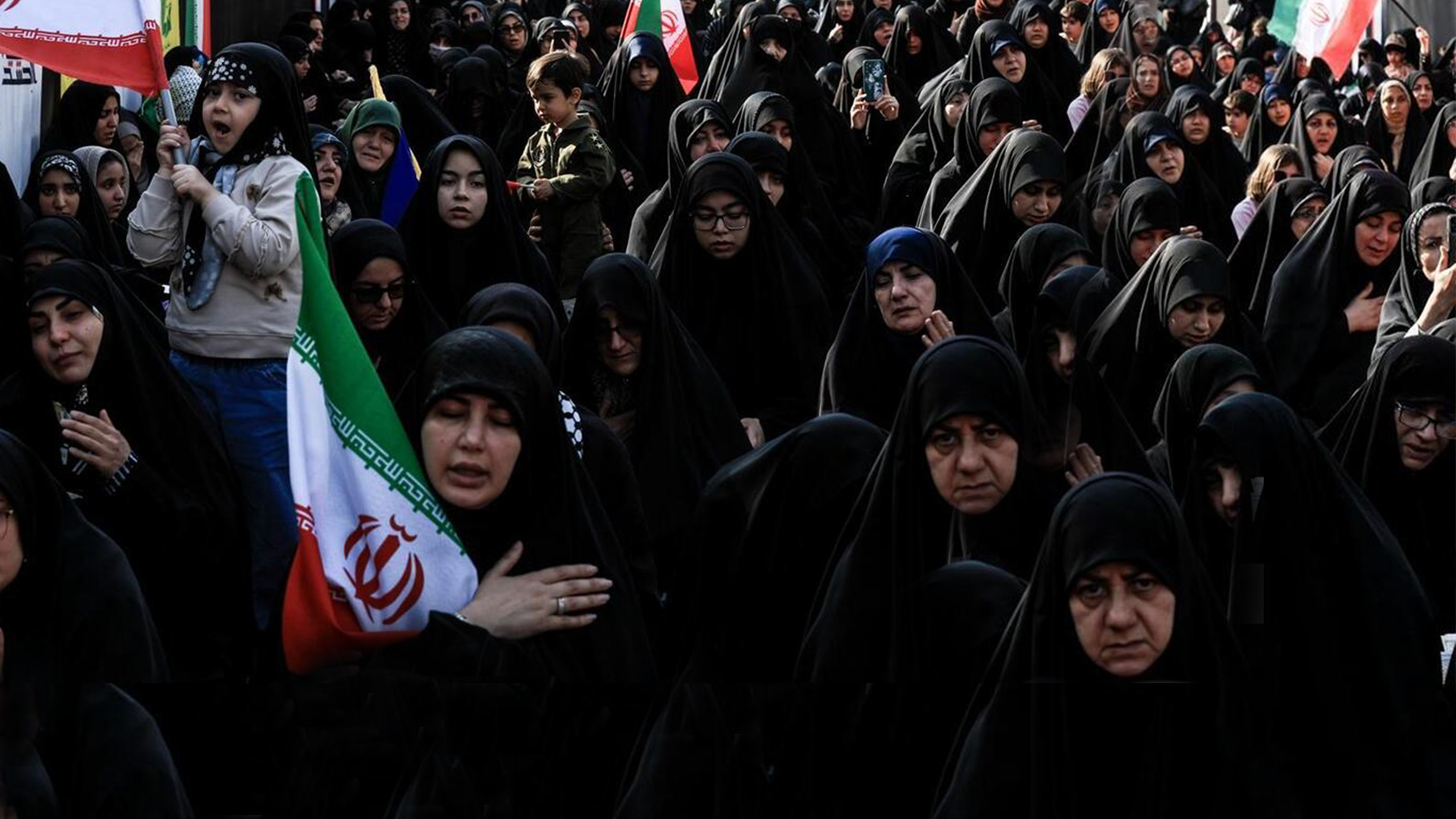 Iranian women hold rally in Tehran, pledging allegiance to new leader
