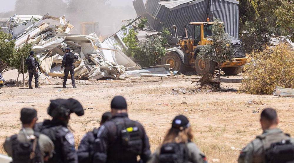 ‎1,500 face displacement as Israel demolishes Palestinian homes in Naqab   ‎