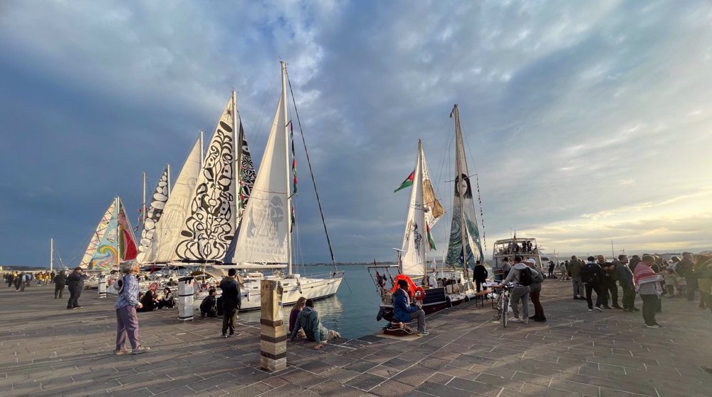 Israeli forces intercept Gaza-bound flotilla in Mediterranean, organizers say