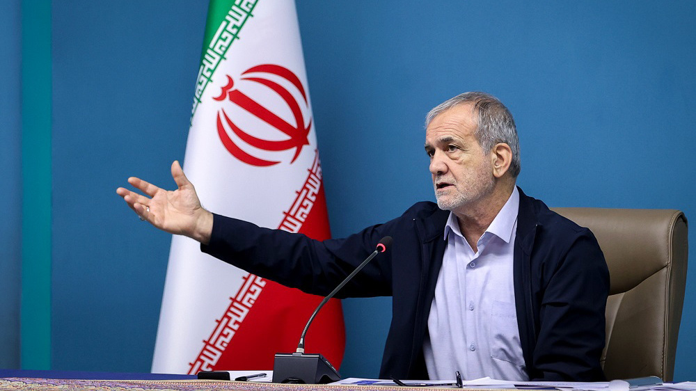 'A massive war crime': Iran president denounces US 'Stone Age' threat 