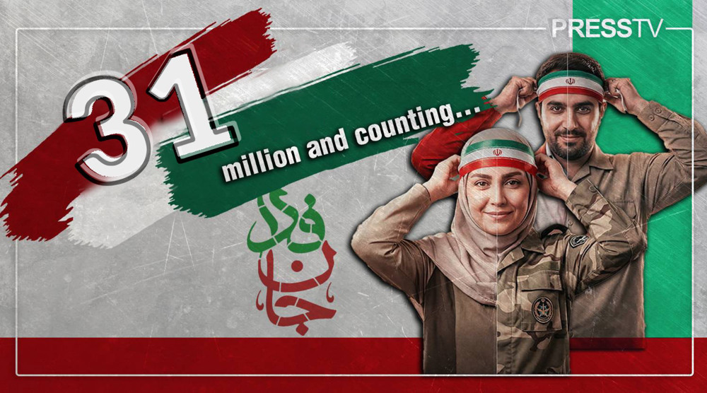 31 million and counting: 'Janfada' campaign unites resilient Iranian nation against enemy