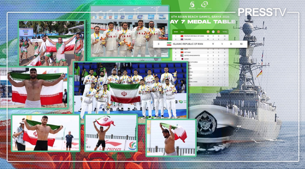 Despite war at home, Iranian athletes win nine golds for best-ever Asian Beach Games finish