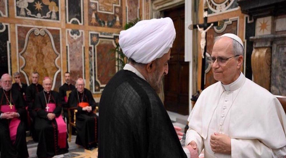 Pope awards Vatican's highest diplomatic honor to Iran's envoy