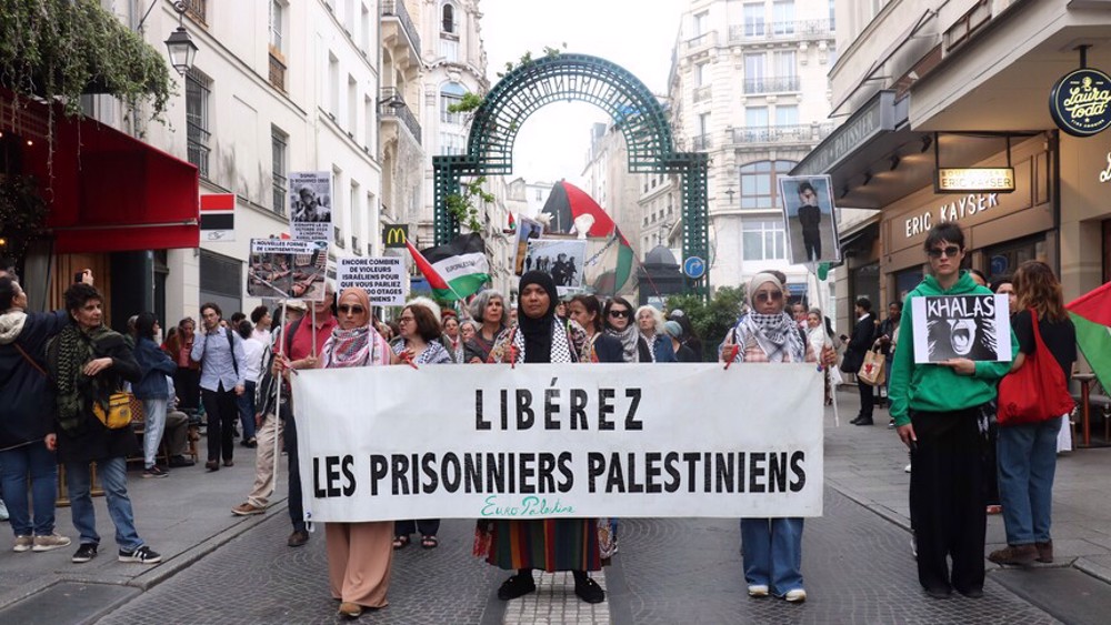 French police arrest 6 for displaying Palestinian flag on Eiffel Tower during Nakba protest