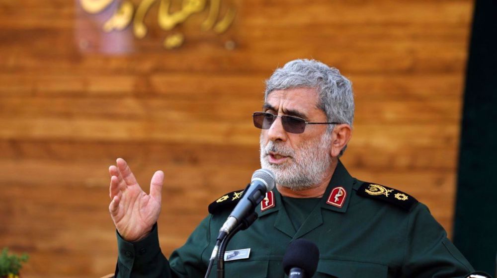 Le martyre du commandant des Brigades Qassam prouve que la résistance est vivante (G. Qaani)