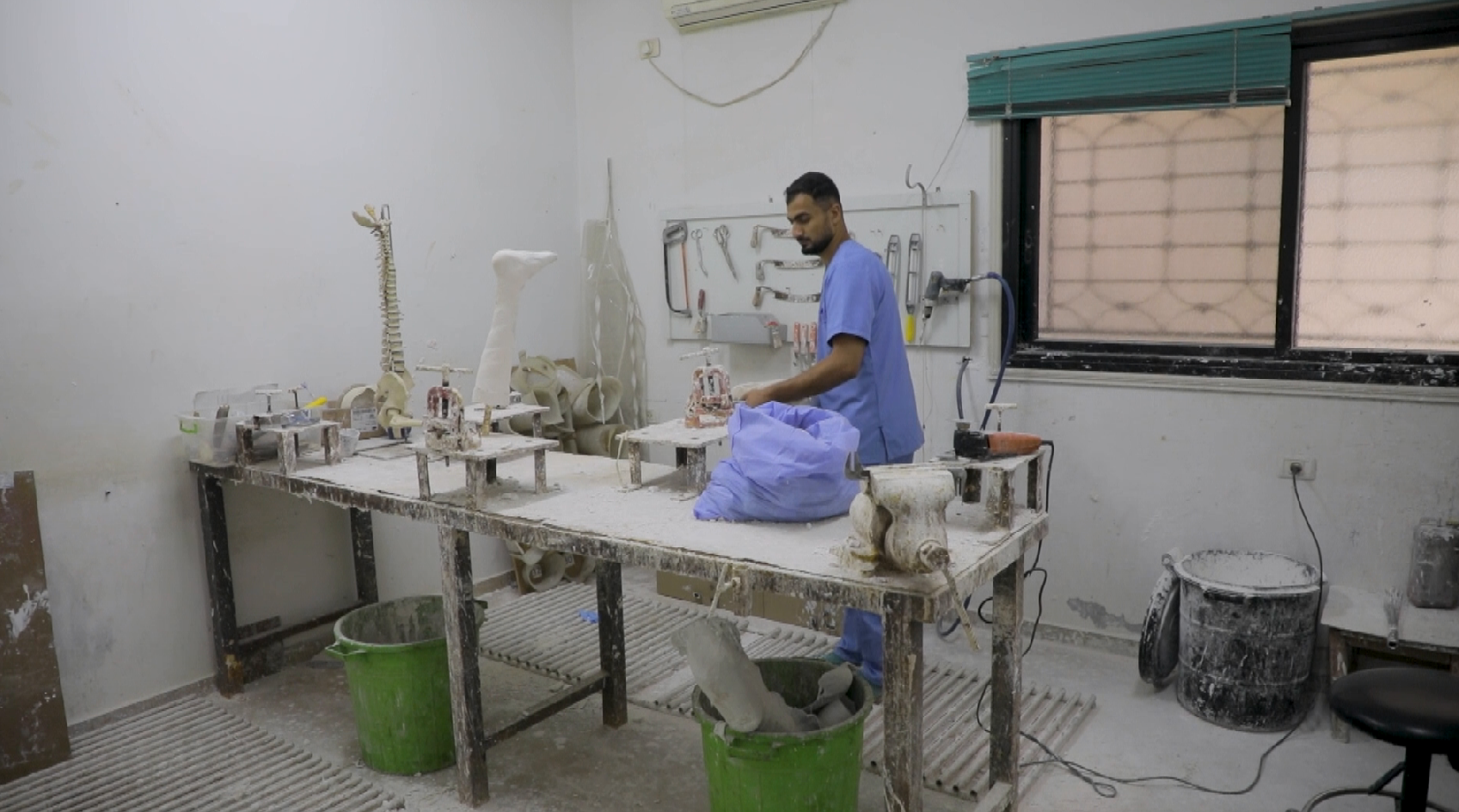 Medical plaster in short supply as Israeli 'dual-use' restrictions halt restoration 