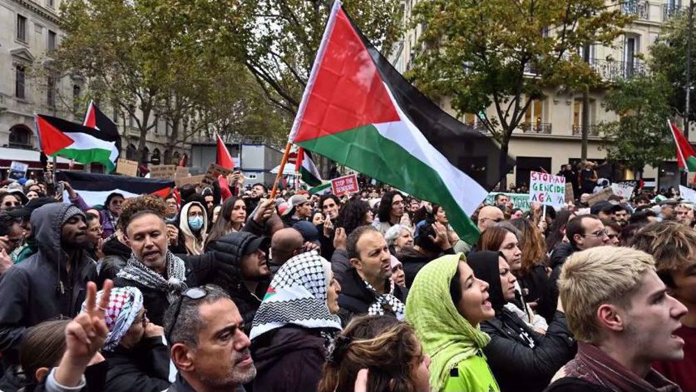 Manifestation à Paris contre le génocide à Gaza