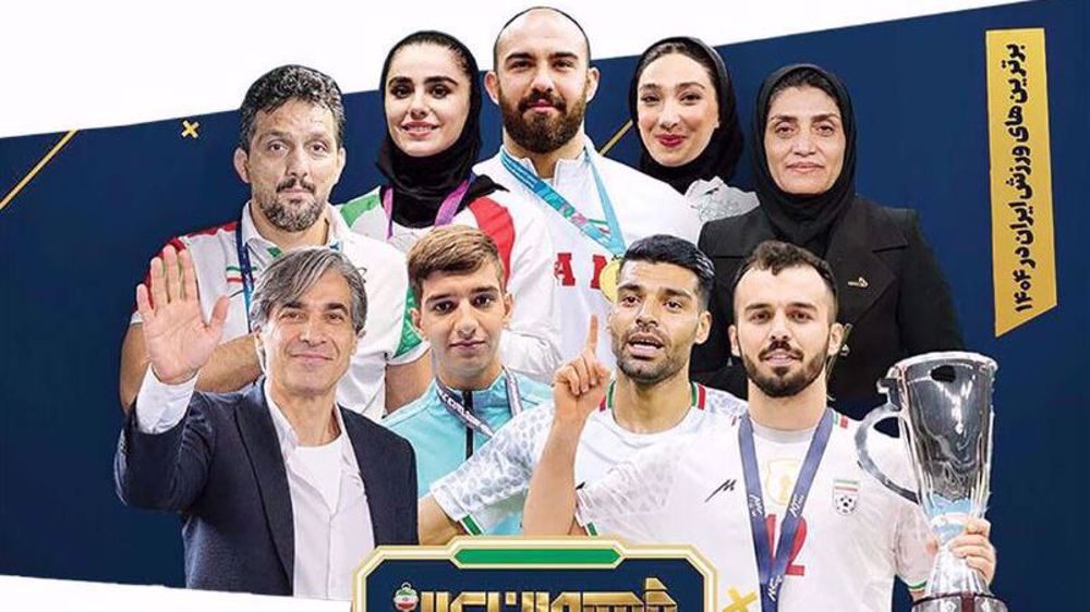 Zare and Kiani crowned Iran’s top sports personalities of year