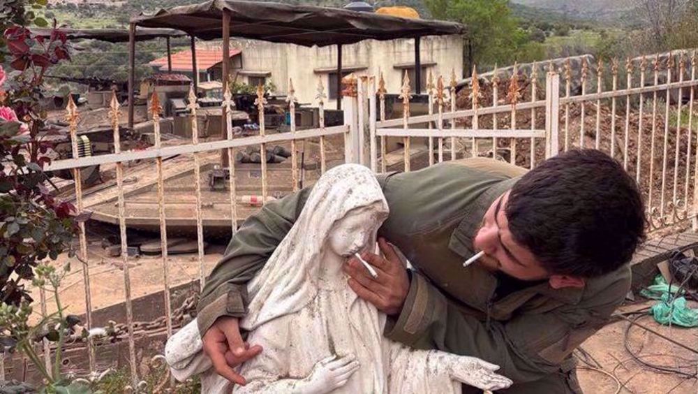 Liban : un soldat israélien profane une statue de la Vierge Marie