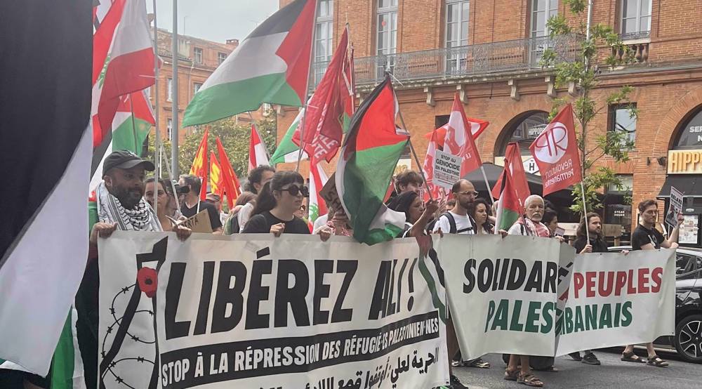 France : mobilisation contre la détention politique d’un réfugié palestinien