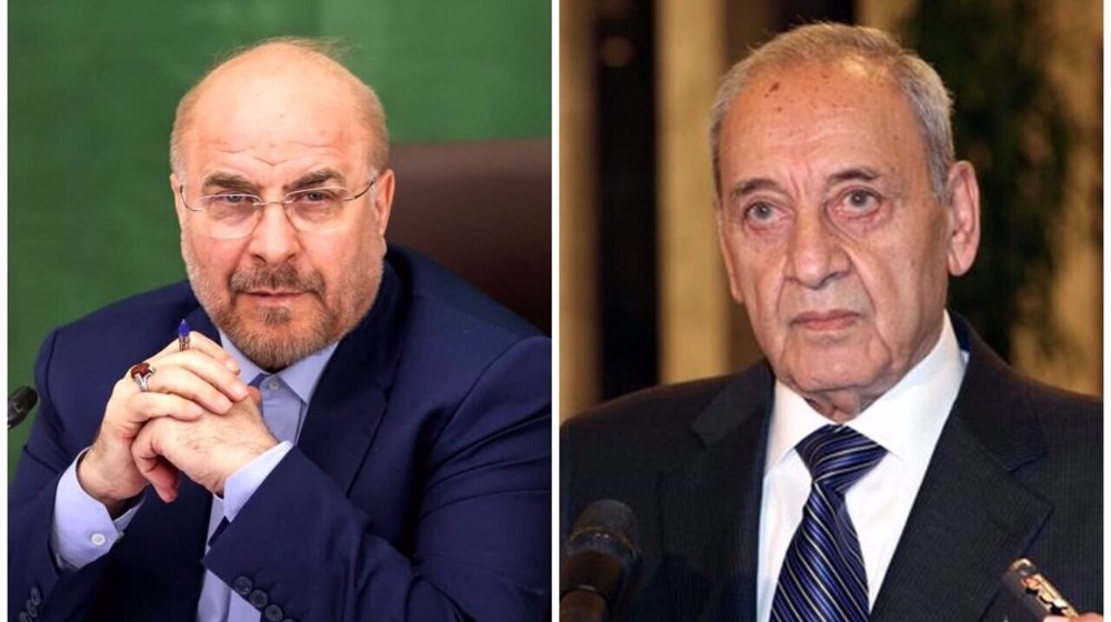 Our lives are one, Iran-Lebanon bond unbreakable: Parl. speaker tells Lebanese counterpart
