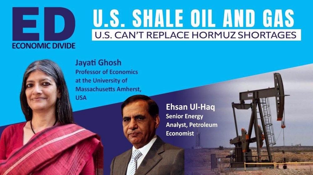 US shale oil and gas cannot make up for shortages caused by the naval blockade