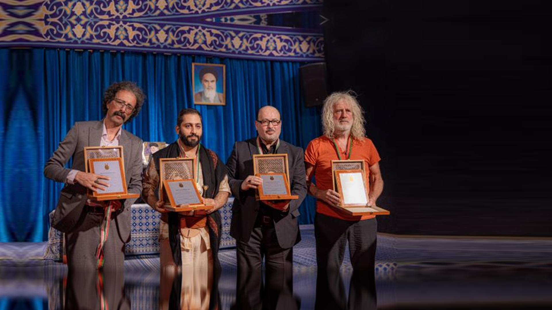 Iran holds second honorary medal event at leader's martyrdom site