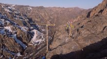 Iran showcases engineering might with toughest railway project