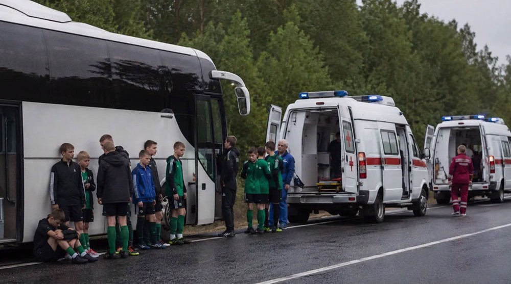 One killed in Ukraine drone strike on bus carrying Belarusian youth football team in Russia
