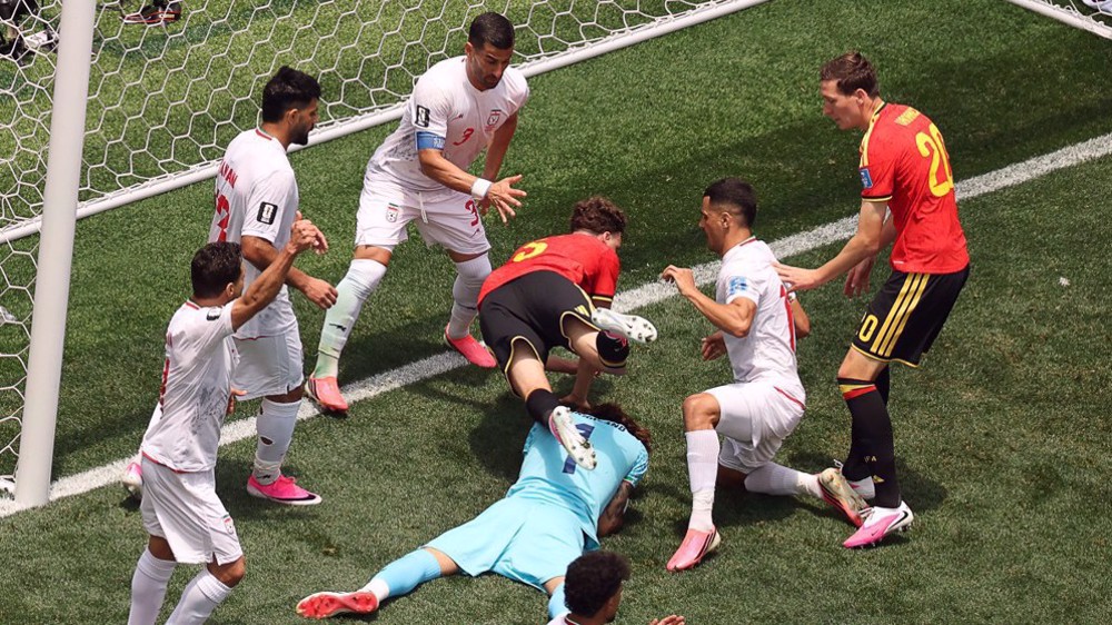 Iran: pour le président du Parlement, l’équipe nationale de football est un symbole de résistance