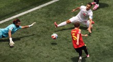 Mourinho hails Beiranvand after goalkeeping masterclass against Belgium