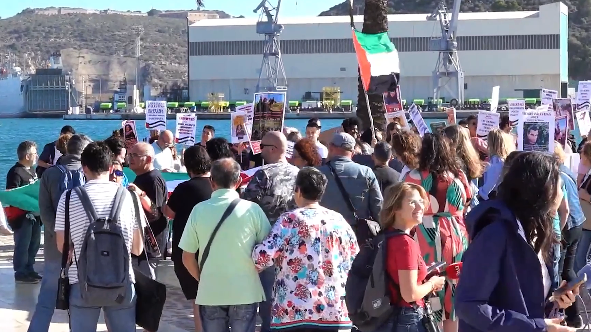 BDS Murcia denounces Israeli ship arrival in Cartagena