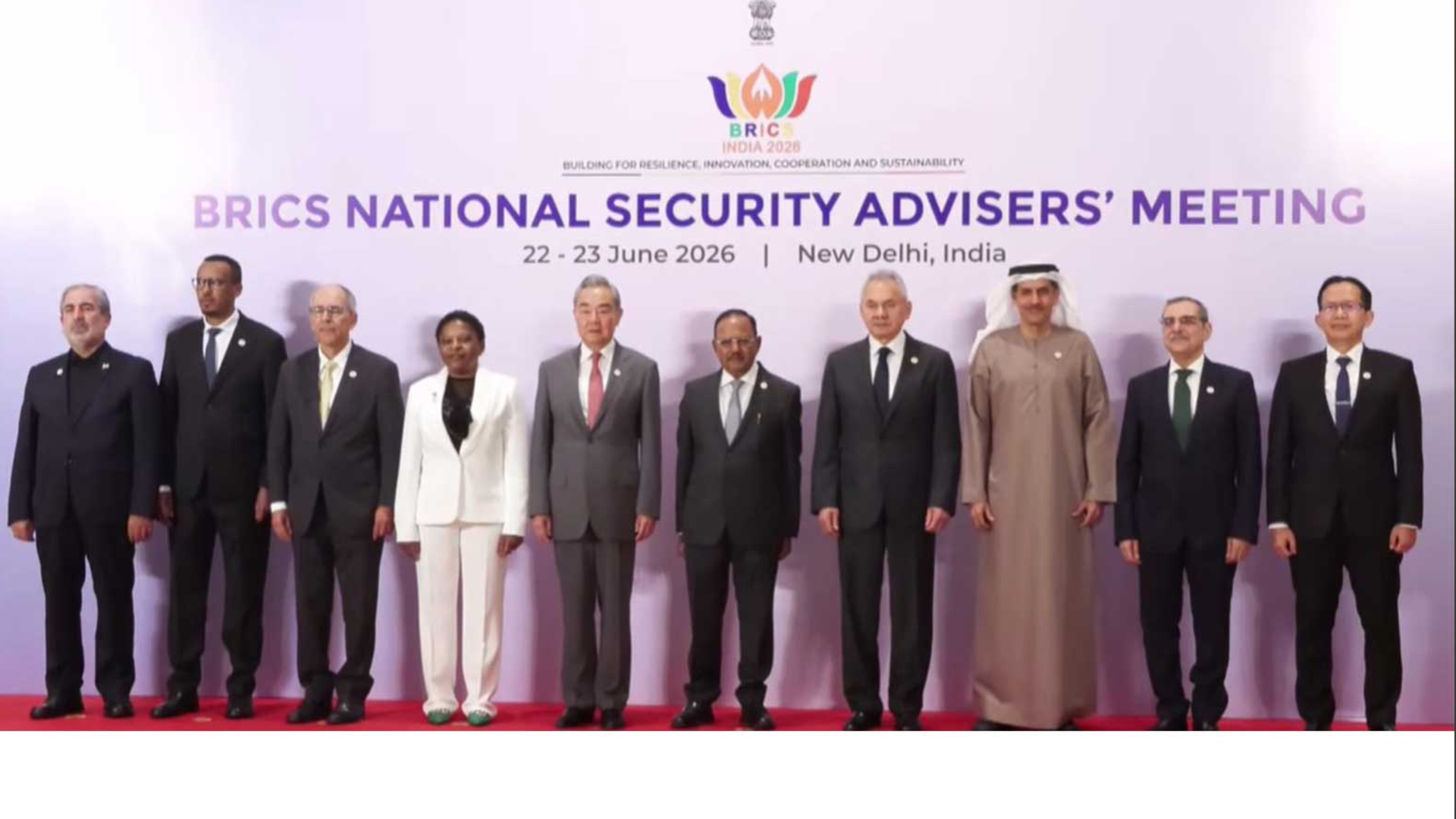 BRICS security chiefs hold meeting in India 