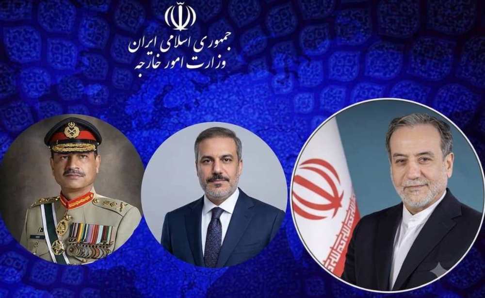 Iran FM holds telephone calls with Pakistani army chief, counterparts from many countries