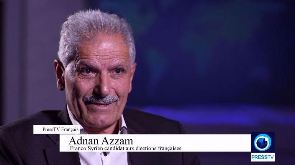 Au micro de Press TV, Adnan Azzam évoque sa candidature à la présidentielle française de 2027