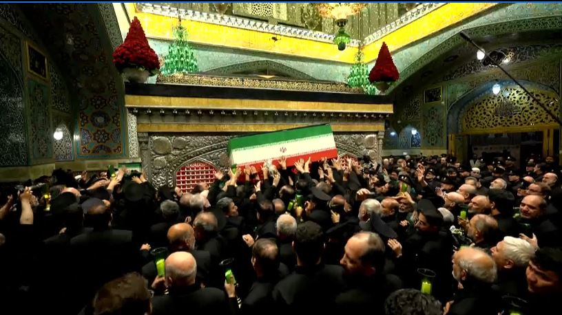 Millions of people attend funeral of martyred leader in Mashhad