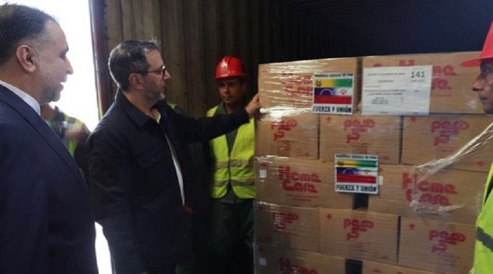 Venezuela receives humanitarian aid sent by Iran for quake survivors