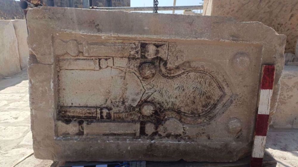 Historic mihrab unearthed during restoration at Iran's UNESCO-listed Pasargadae