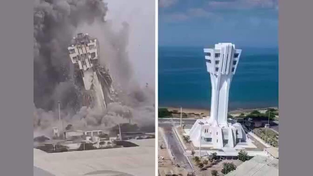 US destruction of Global South convergence symbol in Chabahar