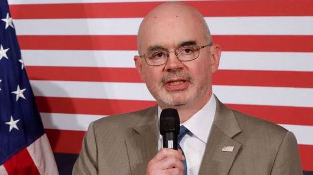 Raymond Greene, the top US diplomat on the Taiwan island.
