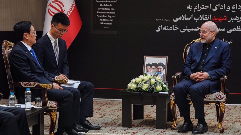 Qalibaf: Iran will not let US interfere in Hormuz, US-Israeli war failed