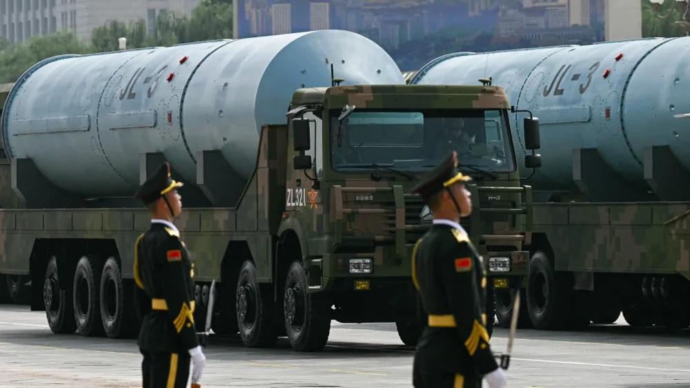 China test-fires nuclear-capable missile from submarine into Pacific