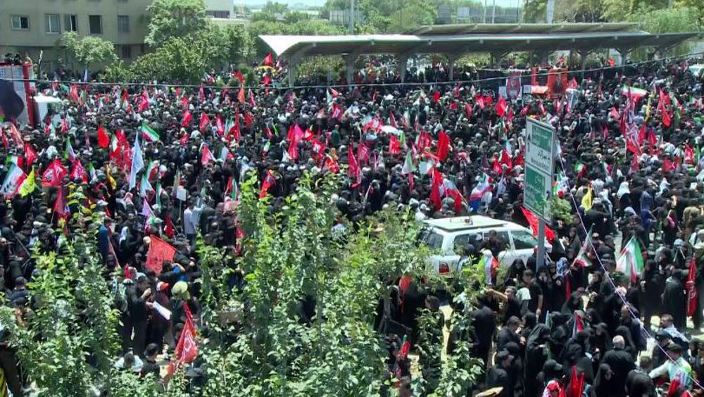 Millions flood Tehran streets for martyred leader's funeral 