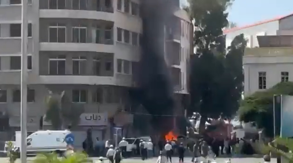 Blasts rock Damascus as Macron becomes first Western leader to visit Syria post-Assad